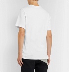 Nike - Logo-Embroidered Cotton-Jersey T-Shirt - White