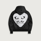Comme des Garçons Play Heart Hoodie in Black