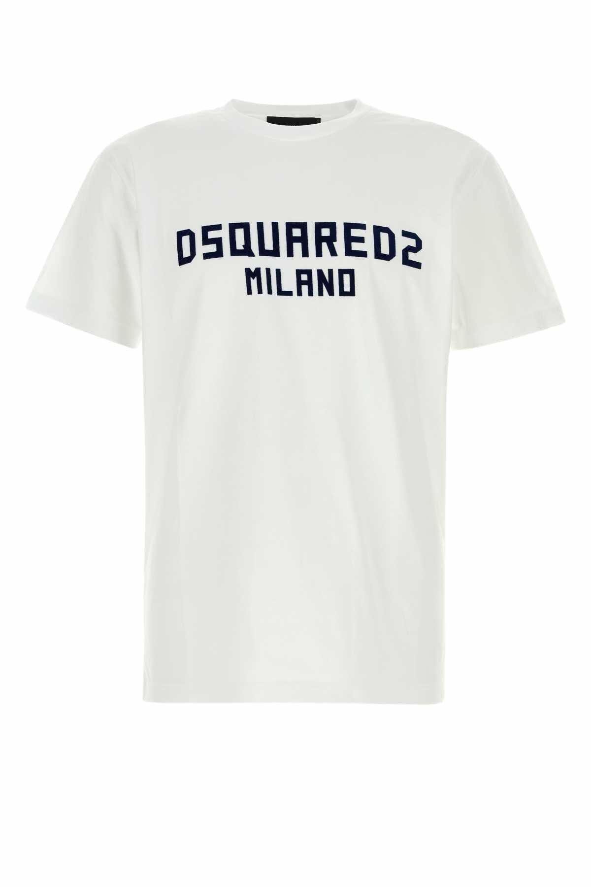 DSQUARED2 Rocco Siffredi Printed Cotton T-shirt Dsquared2