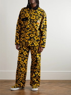 Marni - Carhartt WIP Wide-Leg Floral-Print Cotton-Canvas Trousers - Yellow