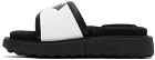 Off-White Black Logo Sandals