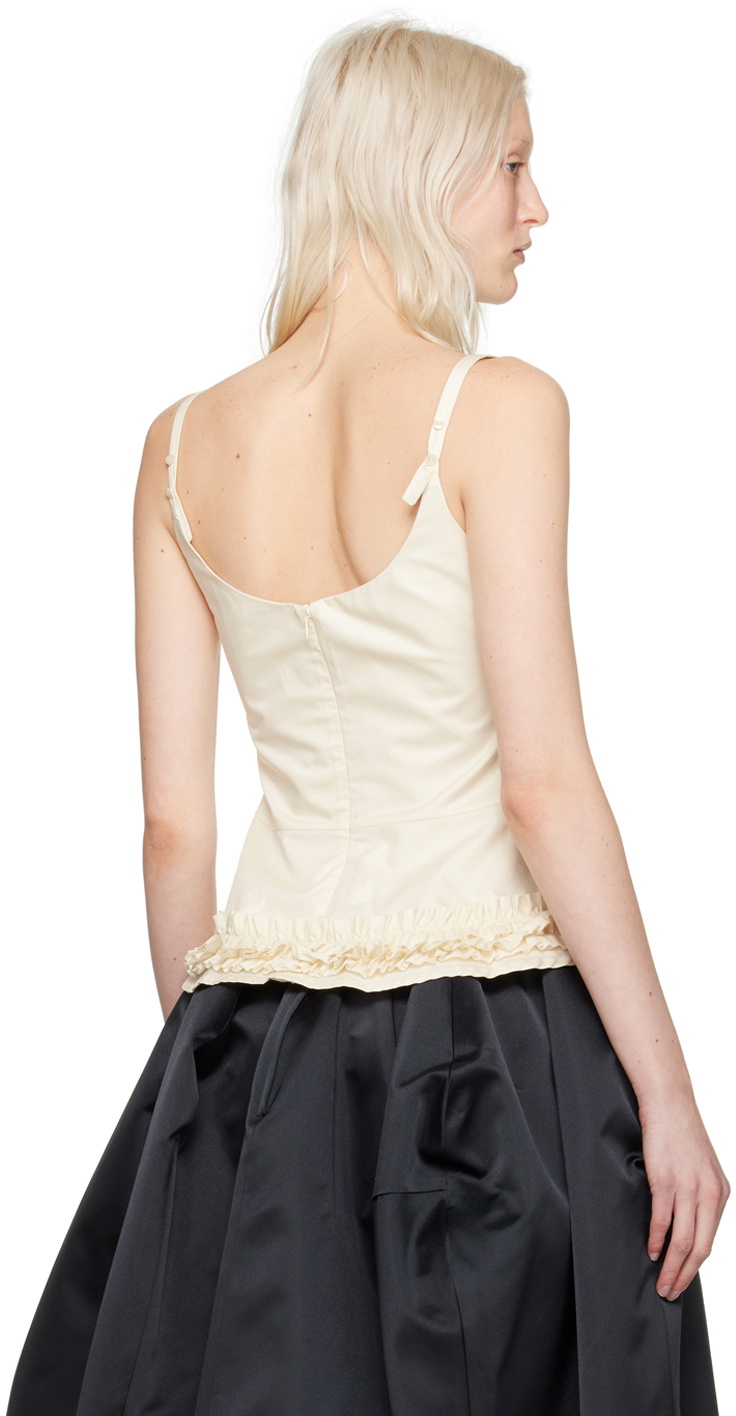 Molly Goddard Off-White Camille Tank Top