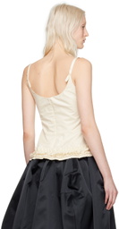 Molly Goddard Off-White Camille Tank Top