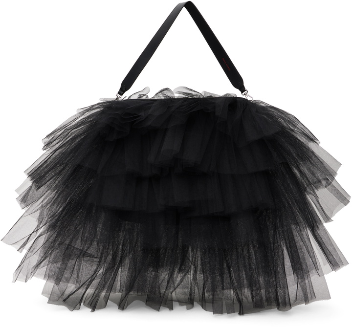 Photo: Simone Rocha Black Oversized Frilly Tutu Bag