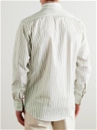 Richard James - Striped Cotton-Poplin Shirt - Green