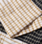 Acne Studios - Camp-Collar Checked Cotton-Blend Shirt - Men - Cream