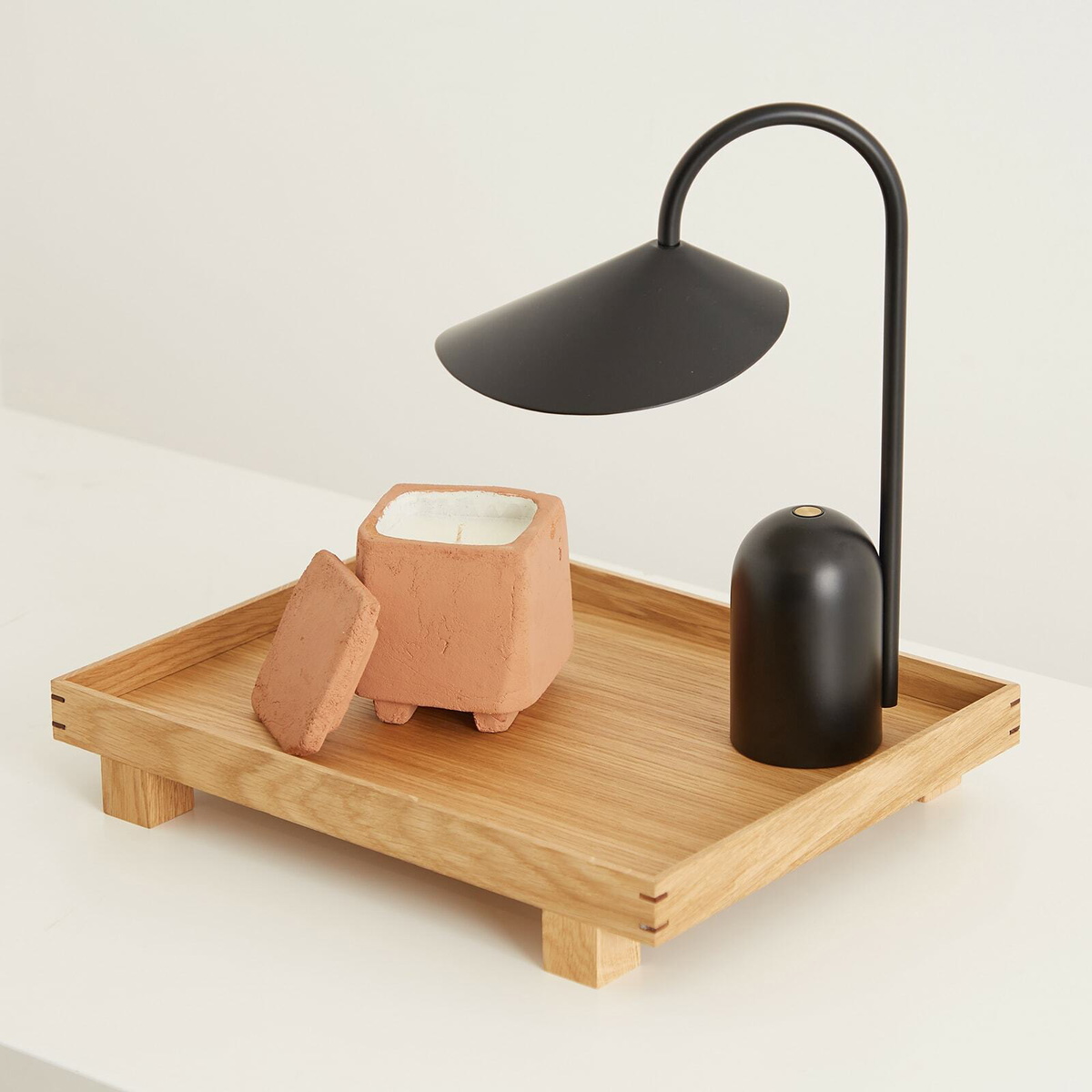 ferm LIVING Kurinu Scented Candle in Terracotta 