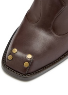 Etro Leather Knee-high Boots Chocolate