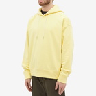 Jil Sander Men's Popover Hoody in Bright Yellow