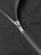Rick Owens - Panelled Cotton-Jersey Zip-Up Hoodie - Gray