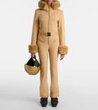 Goldbergh Vita faux fur-trimmed down ski jumpsuit