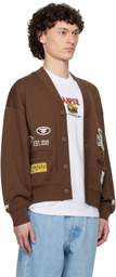 AAPE by A Bathing Ape Brown Main Cardigan