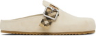 Burberry Beige Suede Urchin Mules