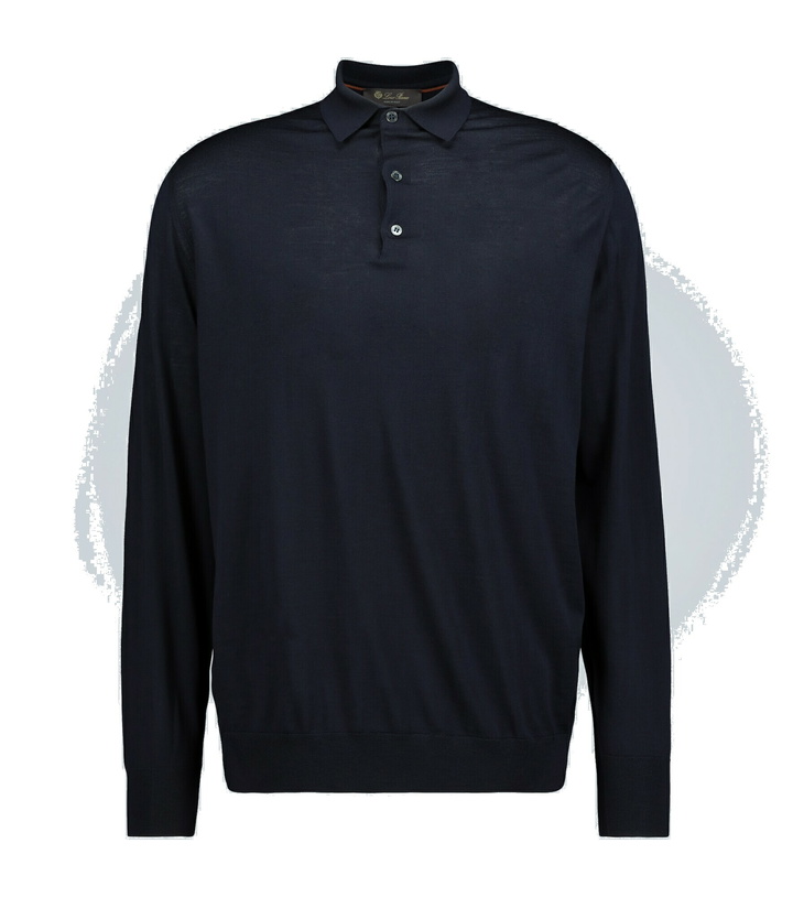 Photo: Loro Piana - Ml long-sleeved wool polo shirt