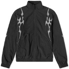 Han Kjobenhavn Men's Reversible Oversized Tracksuit Jacket in Black