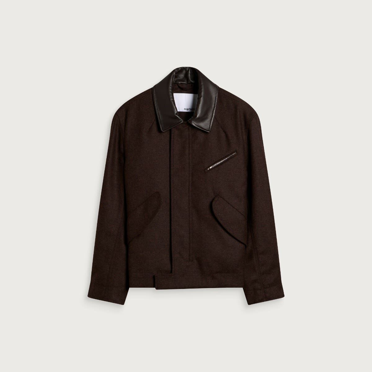 Sage Nation Men's Painter Jacket in Black