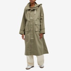 Nudie Jeans Co Women's Nudie Barbro Parka Jacket in Pale Olive