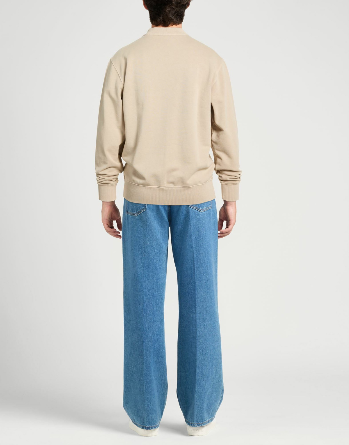 Boss Mens Sweatshirt in Beige