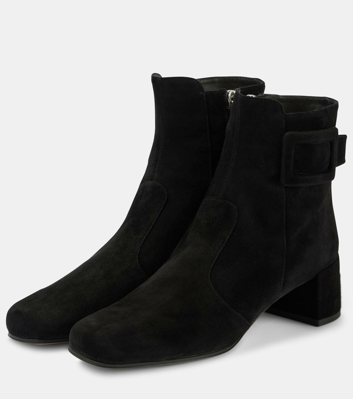 Roger Vivier Trés Vivier 45 suede ankle boots