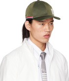 Thom Browne Green Classic Twill 6-Panel Cap