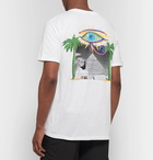 Stüssy - Printed Cotton-Jersey T-Shirt - White