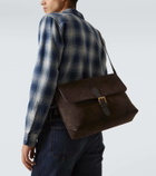 Tom Ford Medium suede messenger bag