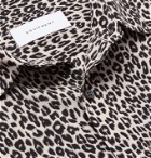 EQUIPMENT - Slim-Fit Leopard-Print Silk Shirt - Black