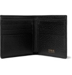 Versace - Embellished Full-Grain Leather Bifold Wallet - Black