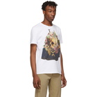 Alexander McQueen White Still Life Skull T-Shirt