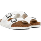 Birkenstock White Regular Arizona Birko-Flor Sandals