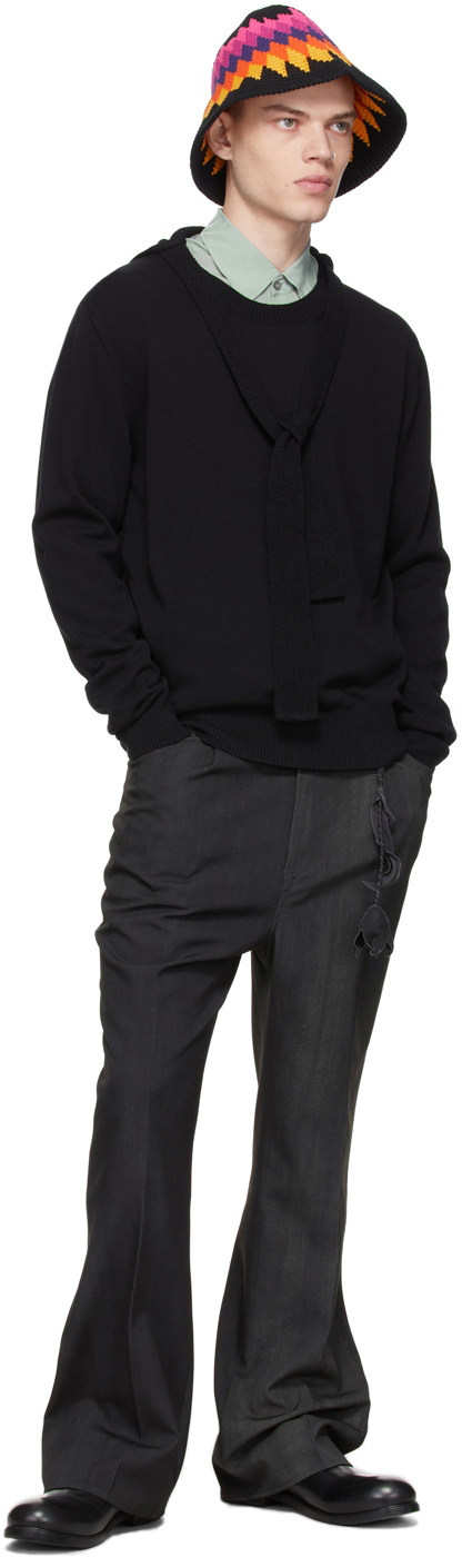 BED J.W. FORD Black Cotton Sweater