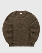 Norse Projects Jonas Donegal Diamond Sweater Brown Mens Pullover