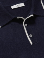 Mr P. - Cashmere Polo Sweater - Blue