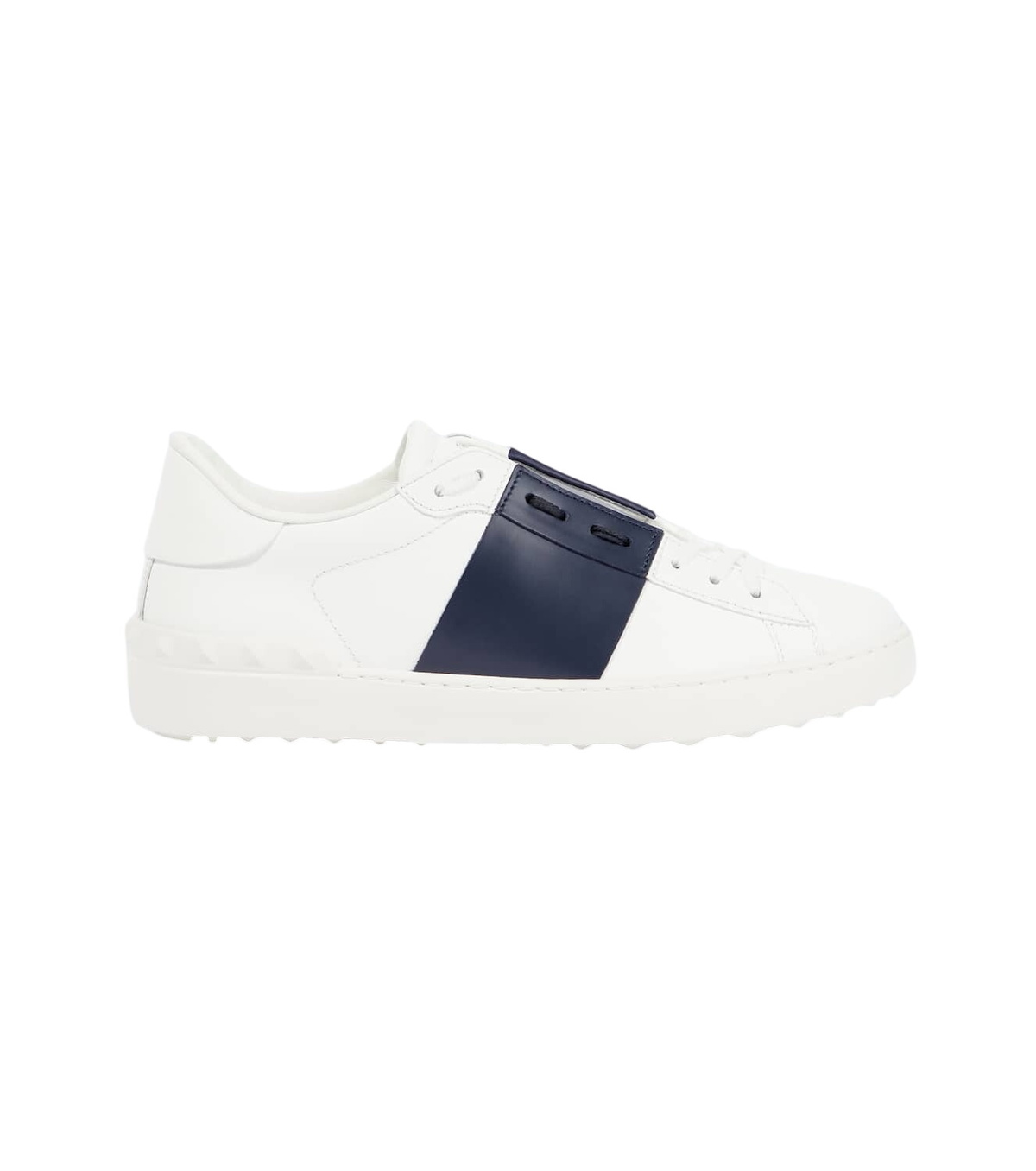 Valentino Garavani Gray & Blue V-Logo Pace Sneakers