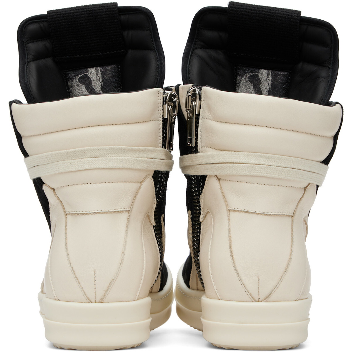Rick Owens Black Tower Geobasket Sneakers