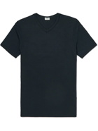 Zimmerli - Pureness Slim-Fit Stretch-Micro Modal T-Shirt - Blue