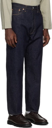 KAPTAIN SUNSHINE Blue 5P Zipper Front Jeans