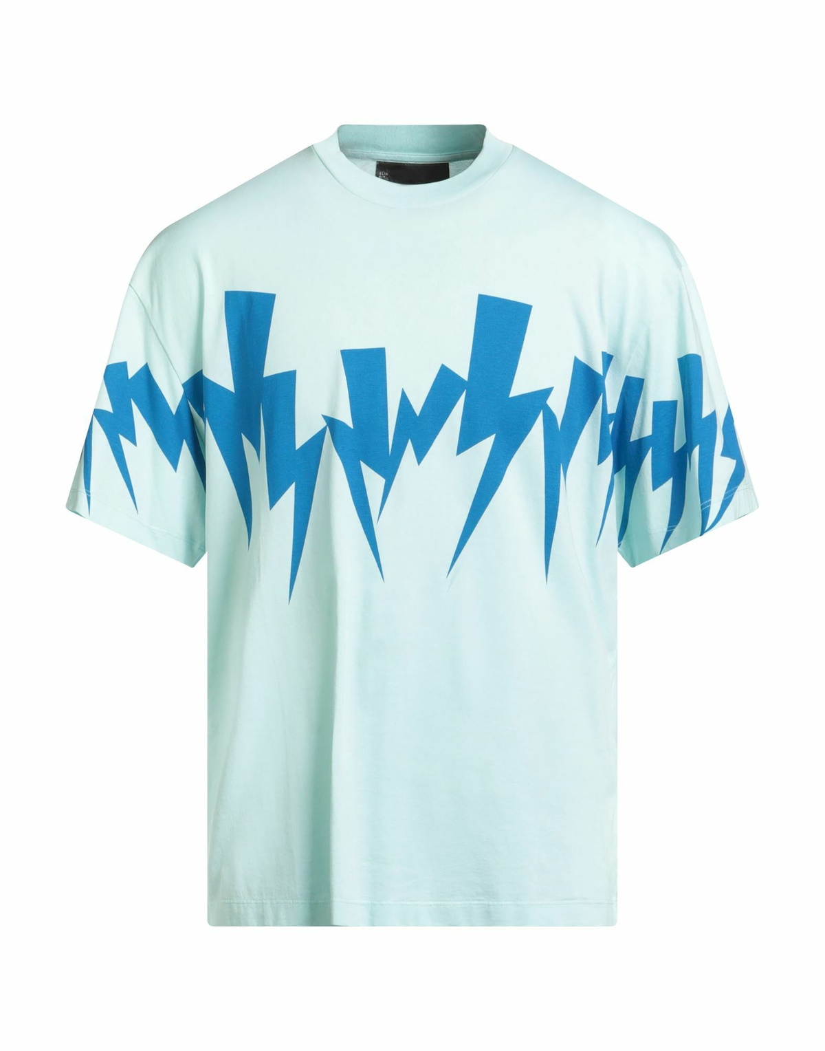 Neil Barrett Mens T-shirt Turquoise