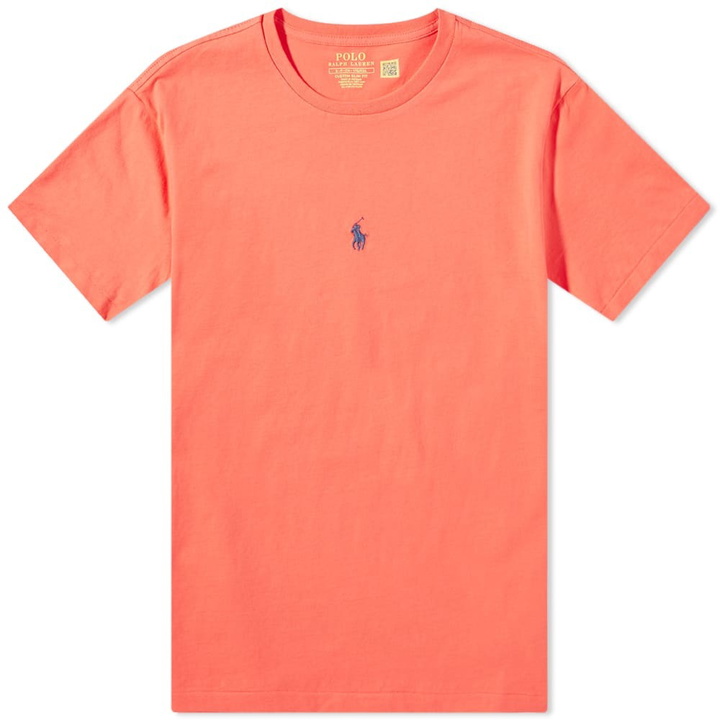 Photo: Polo Ralph Lauren Men's Centre Pony T-Shirt in Racing Red