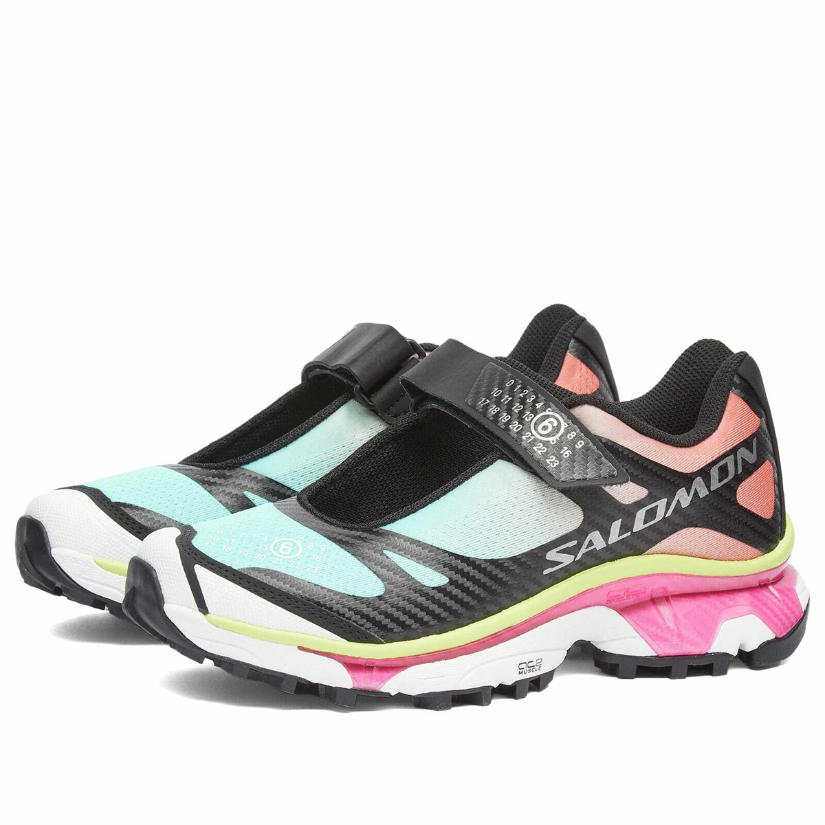 MM6 Maison Margiela x Salomon XT-Mary Jane "Ginger/Electric Green/Knockout Pink": The Cult Hybrid Goes Full Maximalist — image 2