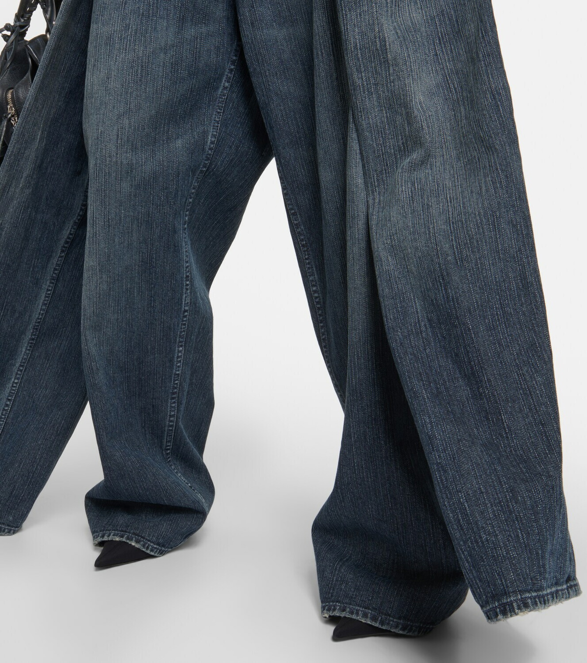 Balenciaga Unifit Wideleg Denim Jeans - XS