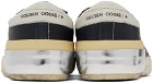Golden Goose Navy & White Super-Star Classic Sneakers