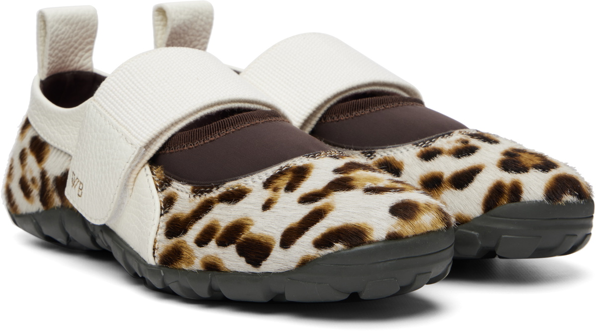 Wales Bonner Beige & Brown Jewel Mary Jane Sneakers