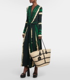 Altuzarra Watermill Large raffia tote bag