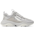 AMIRI - Bone Runner Mesh, Leather and Suede Sneakers - Gray