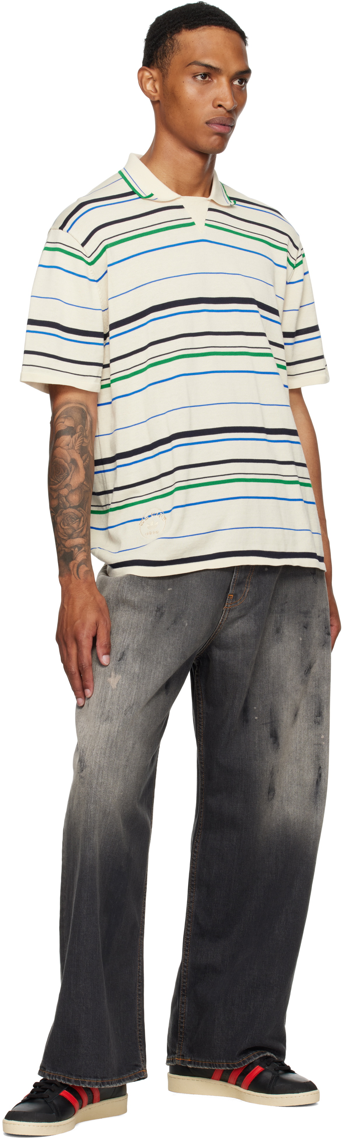 WILLY CHAVARRIA Black adidas Originals Edition Jabbar Low Sneakers