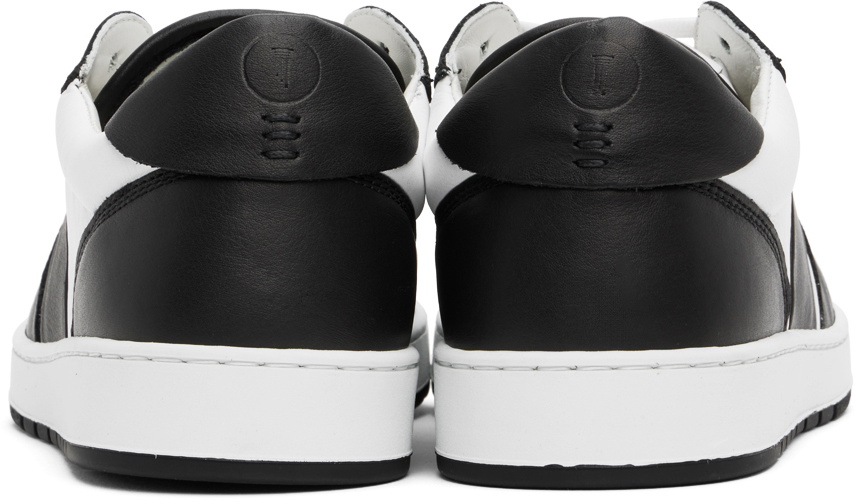 COLLEGIUM Black & White Pillar Destroyer Low Sneakers