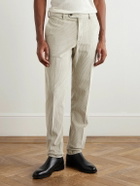 Incotex - Straight-Leg Cotton-Blend Corduroy Trousers - Neutrals