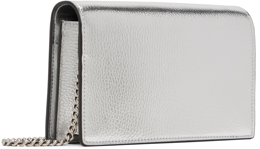 Gucci silver clutch hot sale