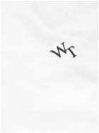 WTAPS - Logo-Embroidered Cotton-Blend Jersey T-Shirt - Black